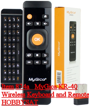 All Included - MyGica KR-40 Wireless Remote and Keyboard